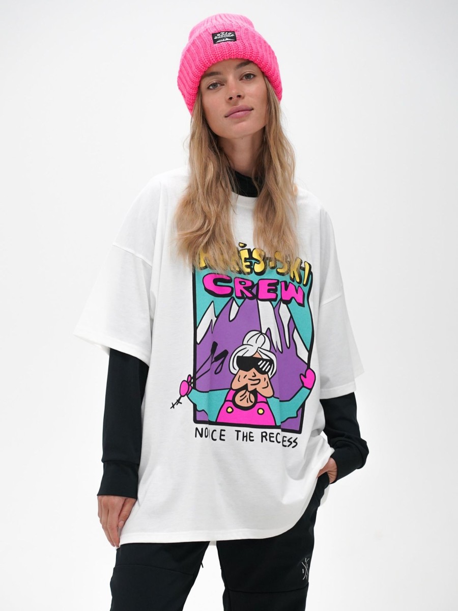 Women Notice The Reckless T-Shirts & Tanks | Apres Ski Crew Oversized Tee