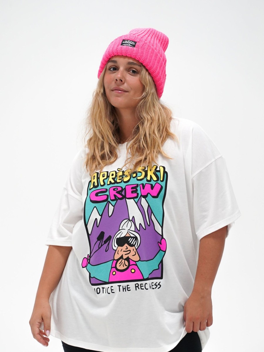 Women Notice The Reckless T-Shirts & Tanks | Apres Ski Crew Oversized Tee