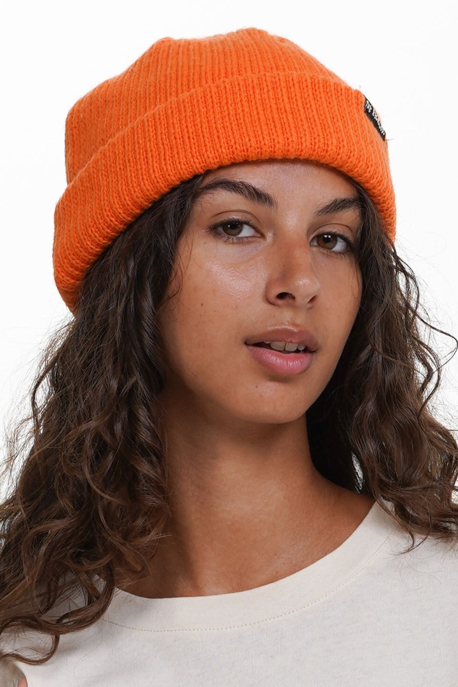 Women Notice The Reckless | Orange Beanie