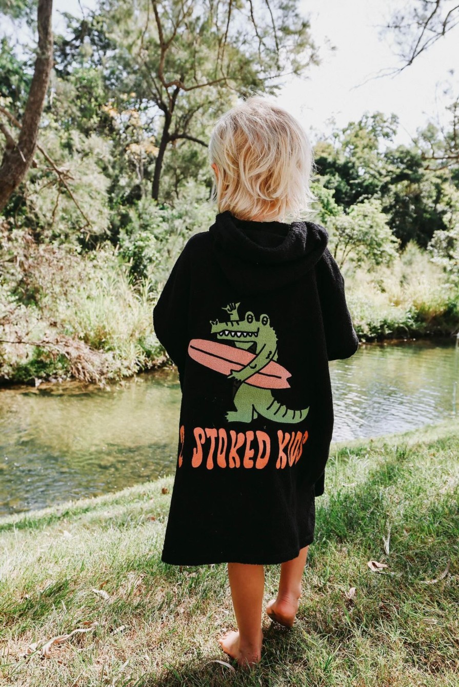 Kids Notice The Reckless | Crocodile Towel Poncho