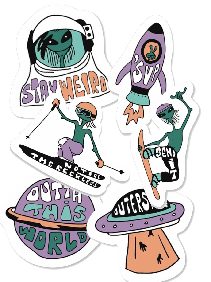 Men Notice The Reckless Stickers | Outta This World Sticker Pack