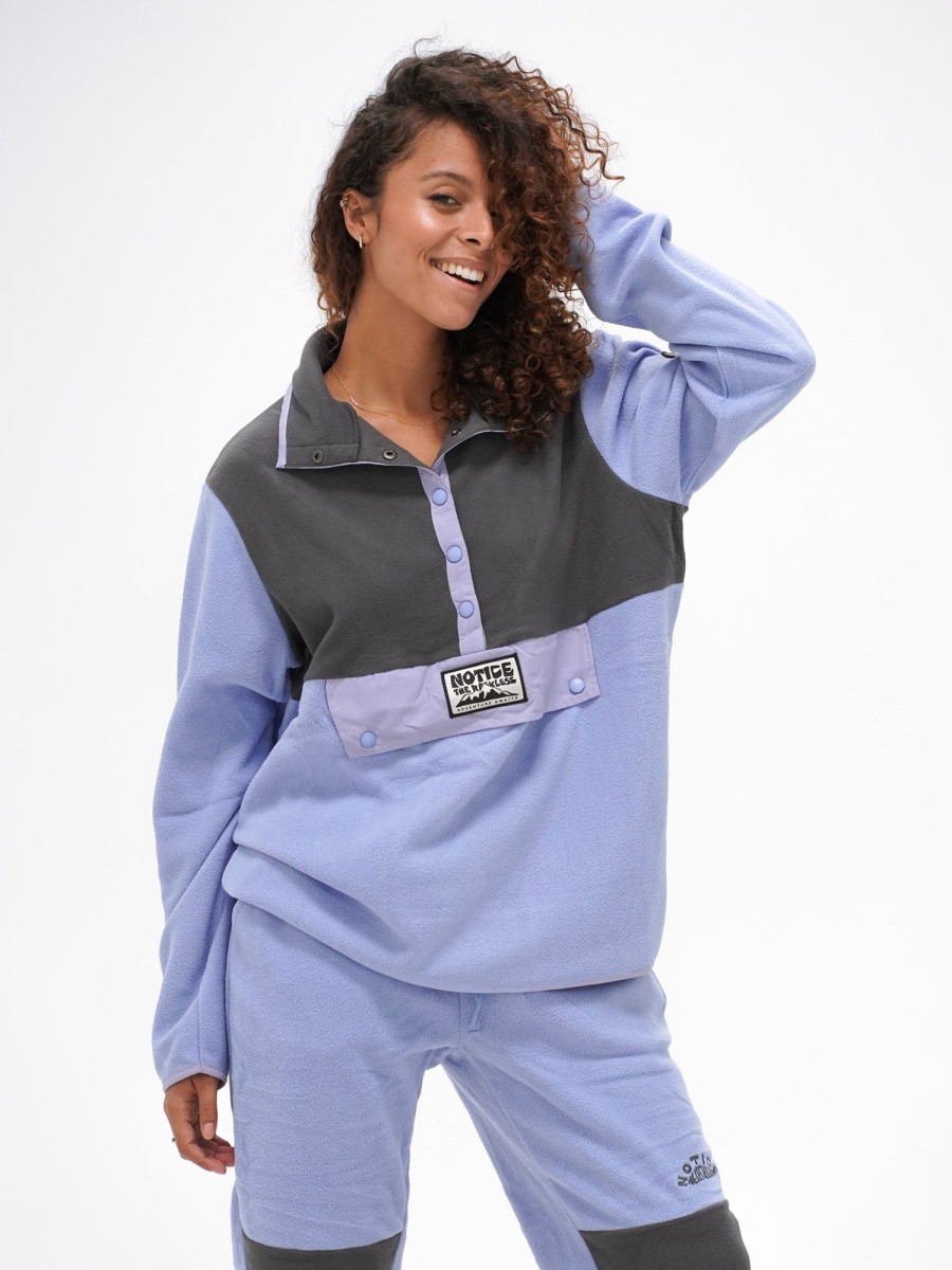 Women Notice The Reckless Fleeces & Vests | Blizzard Matching Set - Top