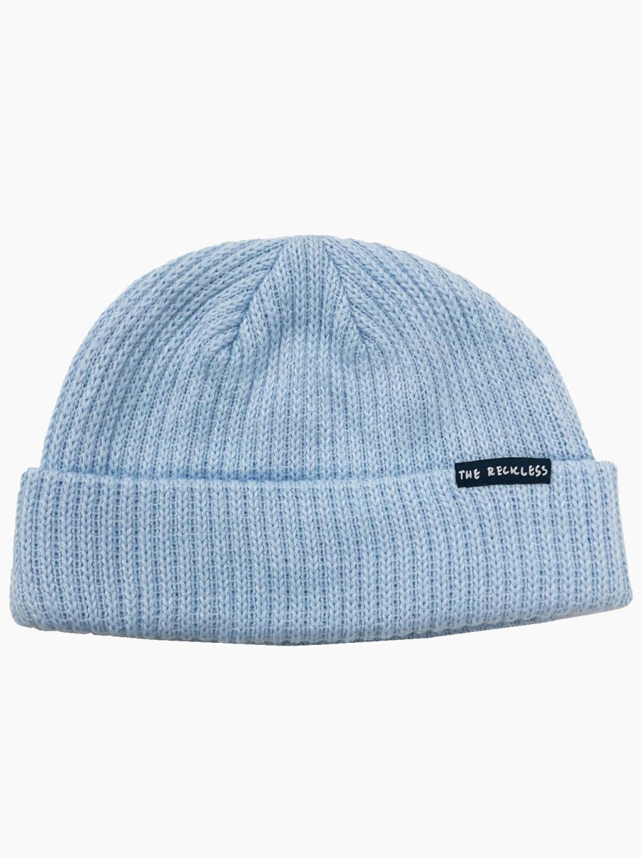 Men Notice The Reckless Accessories | Light Blue Beanie