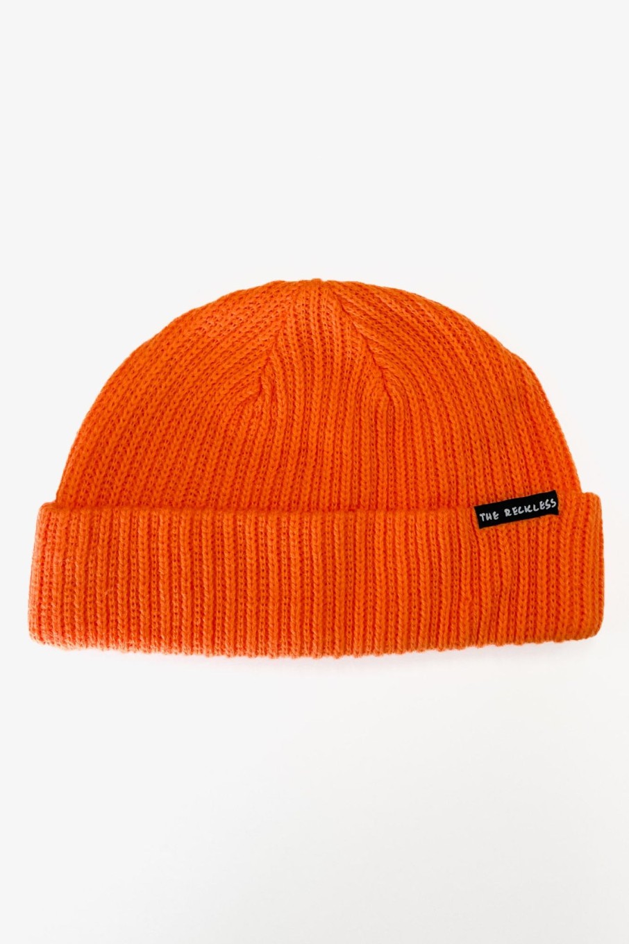 Men Notice The Reckless Headwear | Orange Beanie