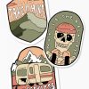 Men Notice The Reckless Accessories | Take A Hike Stickers Trio Pack