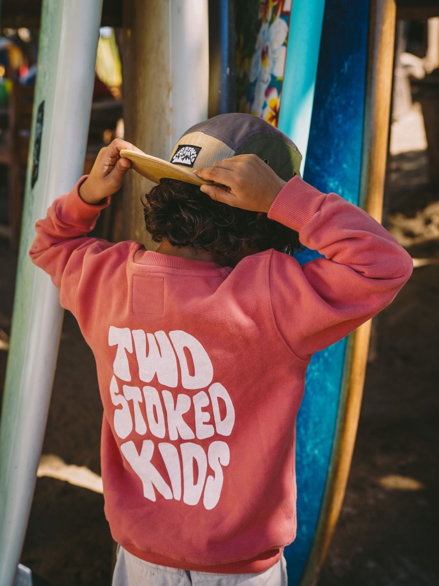 Kids Notice The Reckless | Little Surfer Crewneck