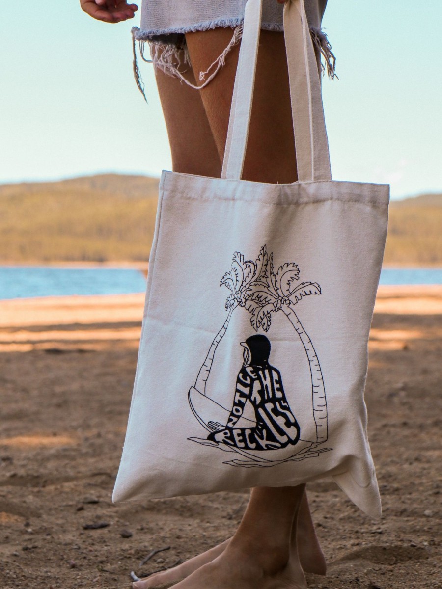 Women Notice The Reckless | Beach Tote Bag