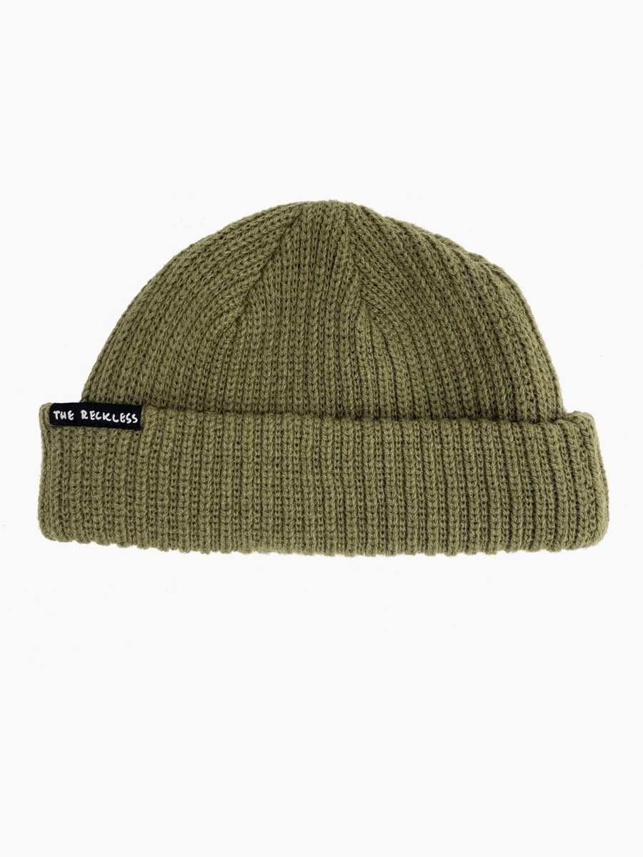 Men Notice The Reckless Accessories | Khaki Beanie