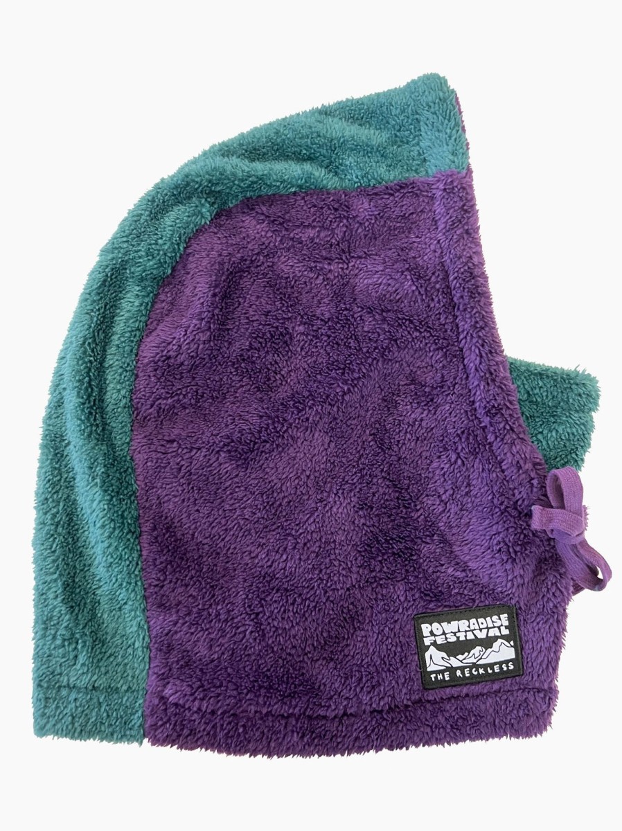 Men Notice The Reckless Headwear | Powradise Rider Hood - Purple & Green