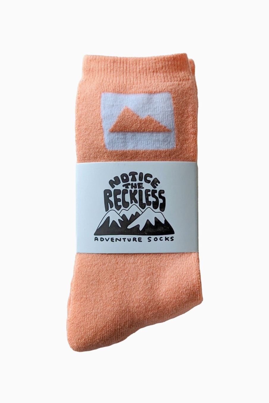 Women Notice The Reckless | The Reckless Socks - Peach