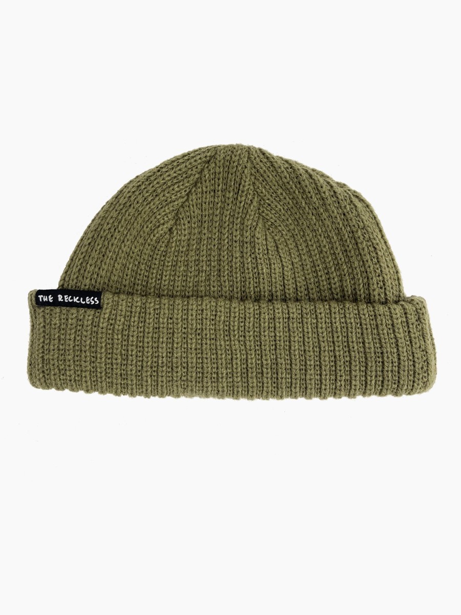 Women Notice The Reckless | Khaki Beanie