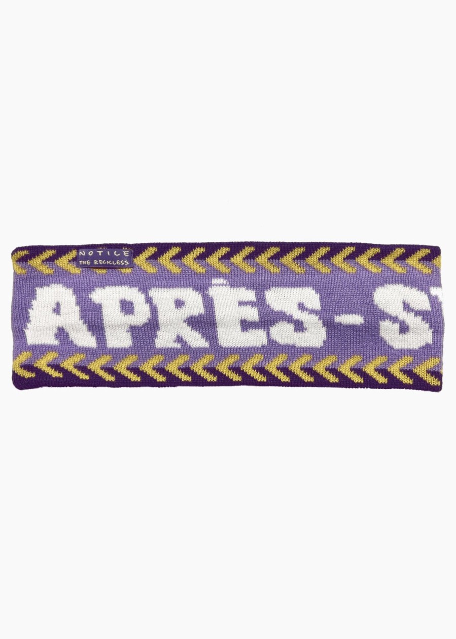 Men Notice The Reckless Headwear | Purple Apres-Ski Headband