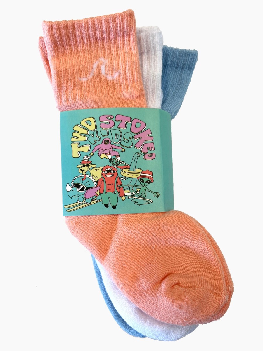 Kids Notice The Reckless | Two Stoked Kids Socks Trio Pack