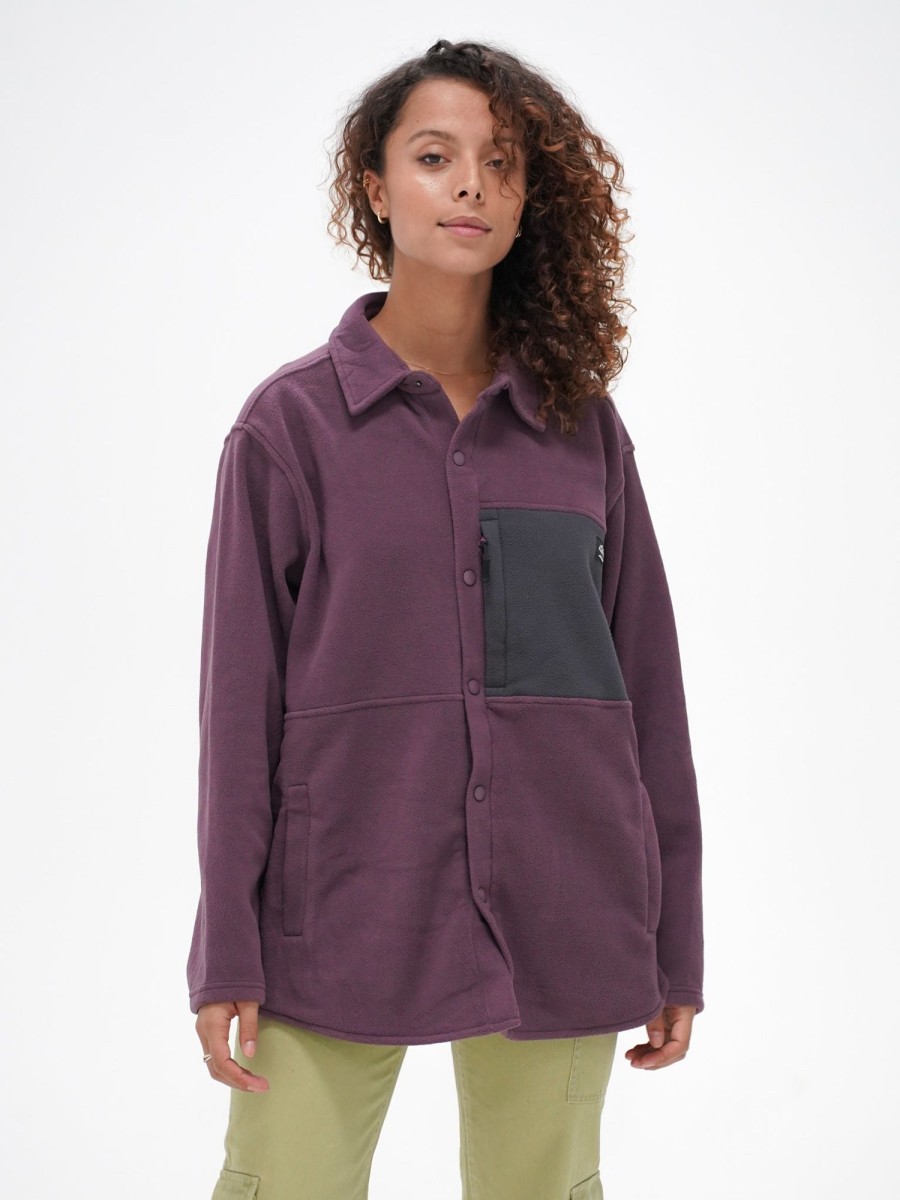 Women Notice The Reckless Ponchos & Shirts | Powradise Polar Shirt