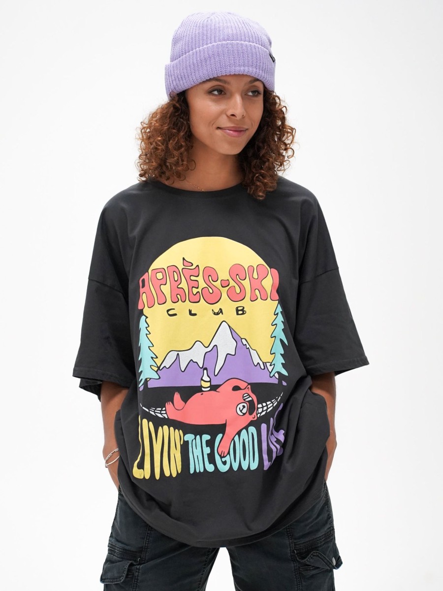 Women Notice The Reckless T-Shirts & Tanks | Apres Ski Oversized Tee