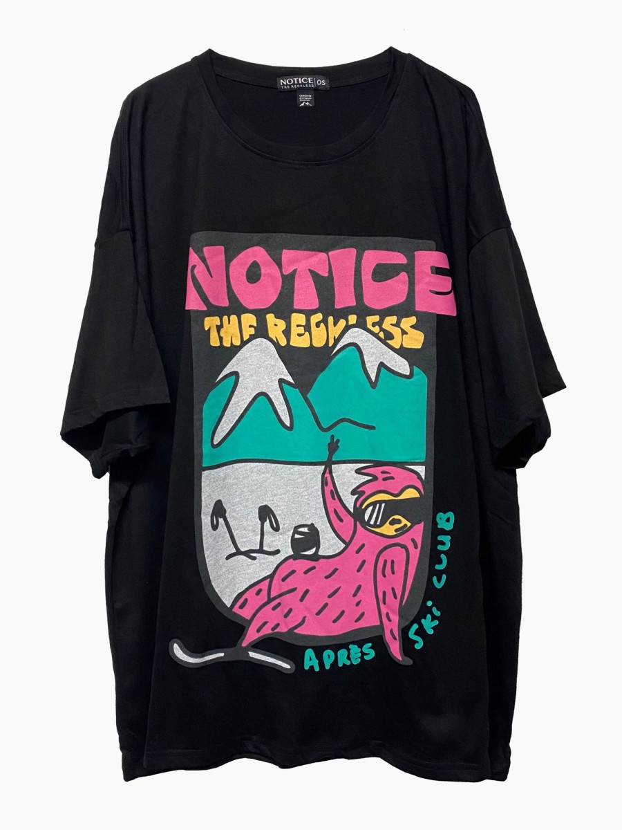 Women Notice The Reckless T-Shirts & Tanks | Mountain Sloth Oversized Tee