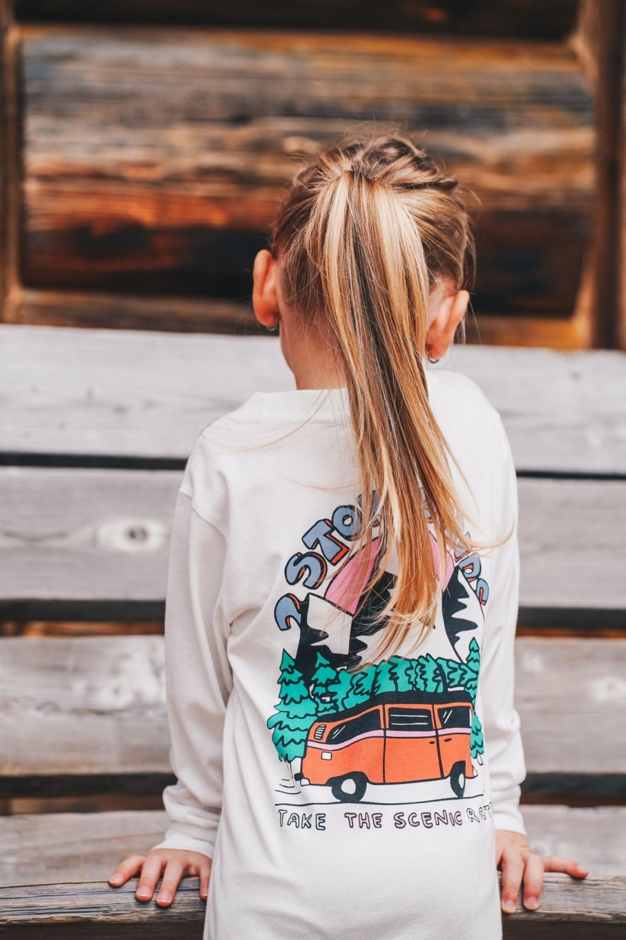 Kids Notice The Reckless | Take The Scenic Road Long Sleeve