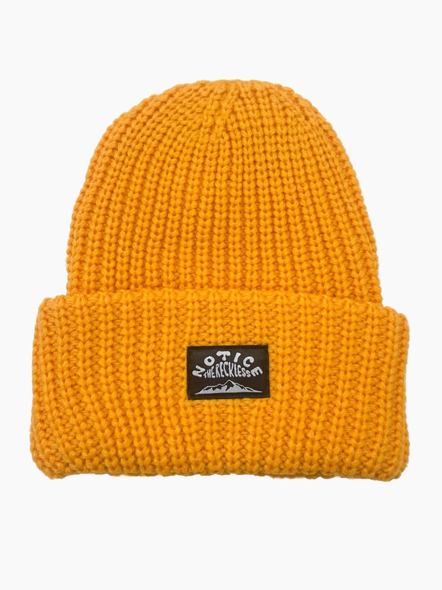 Men Notice The Reckless Headwear | Golden Hour Beanie