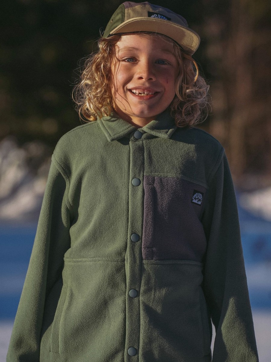 Kids Notice The Reckless | Evergreen Fleece Shirt